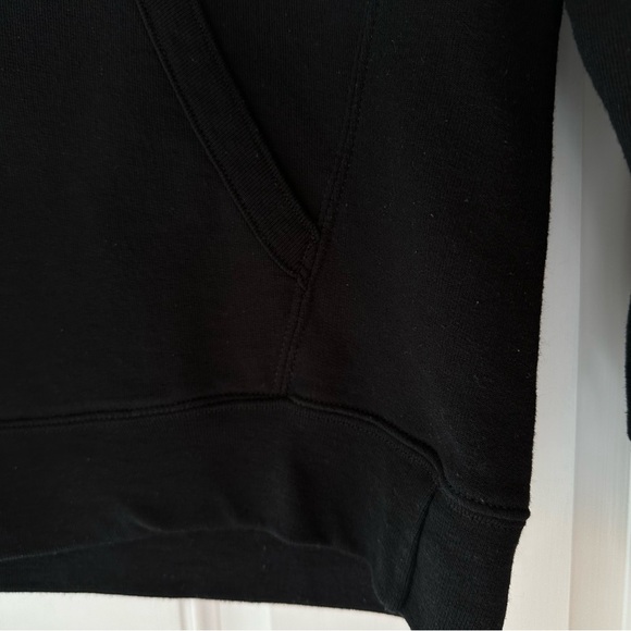 Women’s Small Champion Hoodie In Black With Silver Metallic Champion Word Logo - Picture 9 of 16